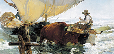 The Return from Fishing Joaquin Sorolla